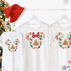 Disney Minnie Mouse Ginger Bread Christmas Shirt