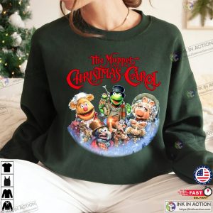 Disney Retro 90s The Muppet Christmas Carol Shirt Kermit the Frog Gonzo Miss Piggy Unisex T shirt 2
