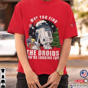 Disney Star Wars R2D2 Christmas Lights R2-D2 Star Wars Shirt