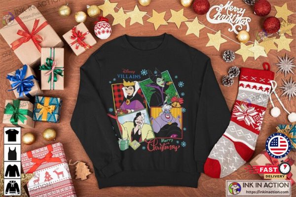 Disney Villains Christmas Shirt, Villains Friends Christmas Shirt, Disneyworld Villain Shirts