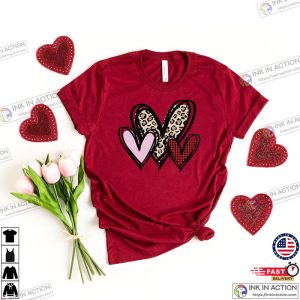 Doodle Hearts Valentines Shirt Cute Valentines Day T shirt 2