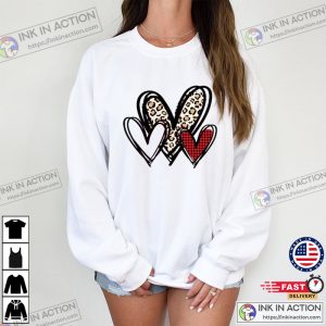 Doodle Hearts Valentines Shirt, Cute Valentines Day T-shirt