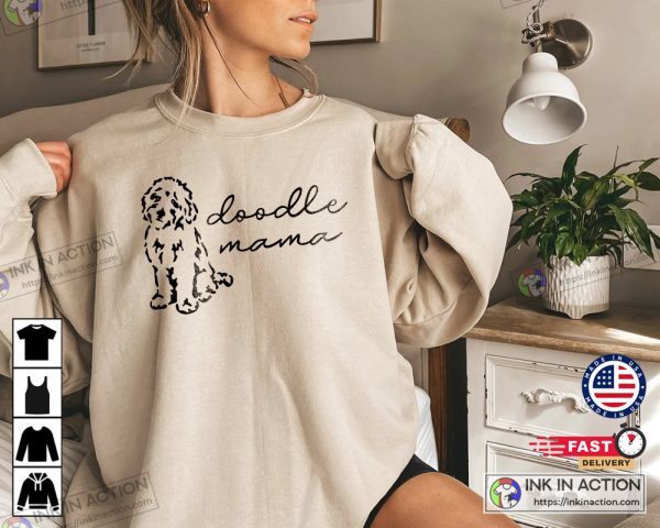 Doodle Mama Sweatshirt Funny Graphic Sweatshirt Doodle Sweatshirt