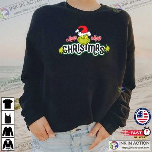 Dr. Seuss Grinch Hugs Christmas T shirt 1