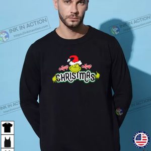 Dr. Seuss Grinch Hugs Christmas T shirt 2