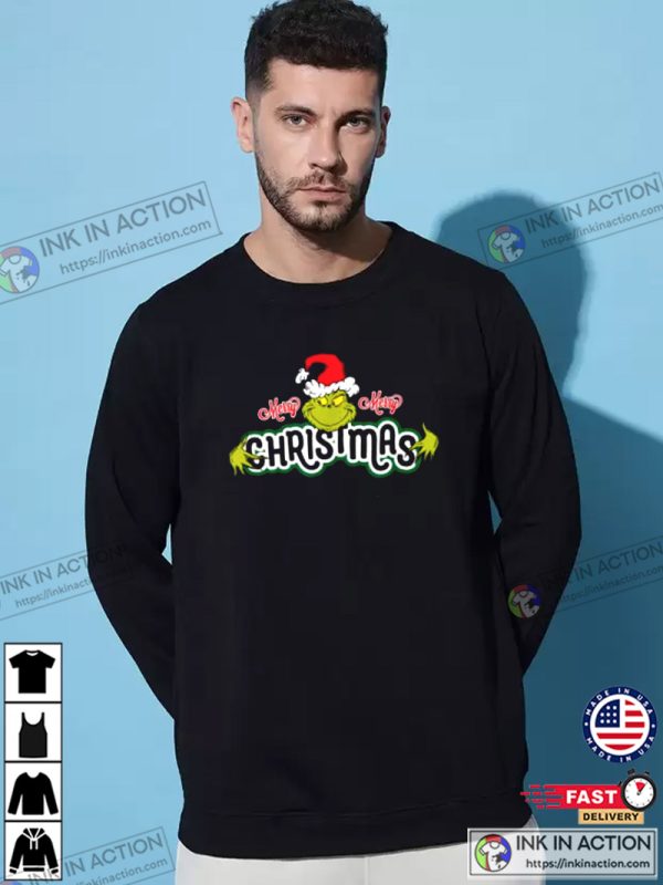 Dr. Seuss Grinch Hugs Christmas T-shirt