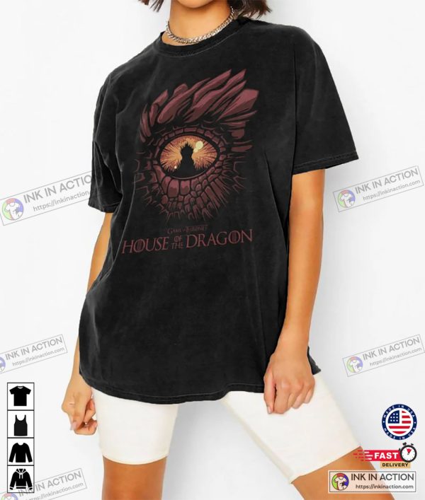 Game of Thrones 2022 Sweatshirt Daemon Targaryen Dragon Tee Mother of Dragons Vintage 90s Shirt