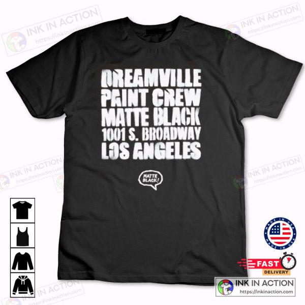 Dreamville 2022 Dreamville x Matte Black Black T-shirt