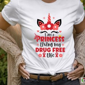 Drug Free Princess Red Ribbon Week SVG No To Drugs Shirt 4