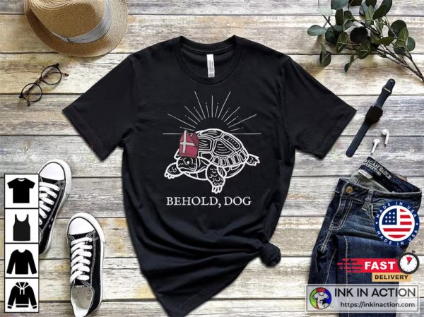 Elden Ring Behold Dog Shirt Pope Turtle Shirt Video Game Shirt Turtle Dog Shirt