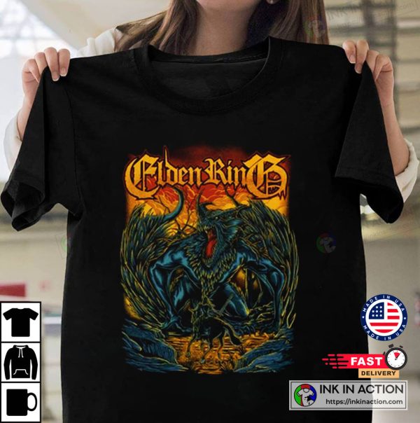 Elden Ring Dragon Unisex Tarnished Dark Souls Shirt