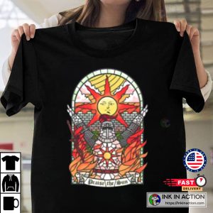 Elden Ring Shirt Dark Soul Praise The Sun Cotton Unisex Shirts 4