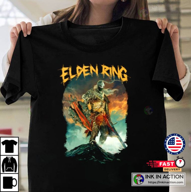 Dark Souls Elden Ring The Tarnished Essential T-shirt - Print your ...