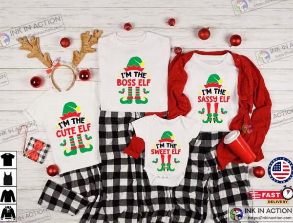 I’m The Elf Christmas Matching Family T-shirt