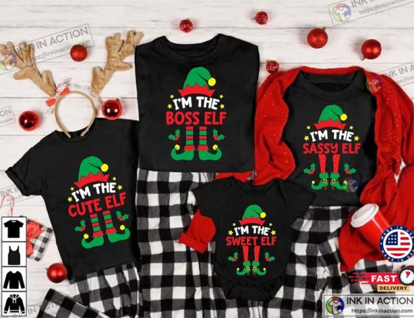 I’m The Elf Christmas Matching Family T-shirt