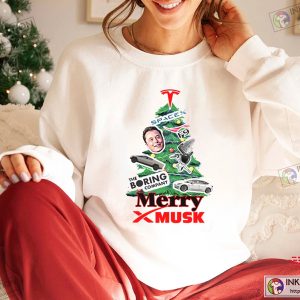 Elon Christmusk Musk Buying Twitter Christmas Sweatshirt