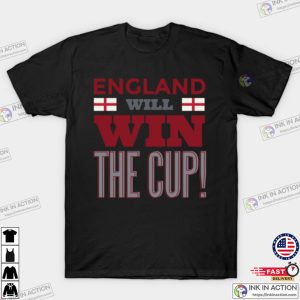 FIFA World Cup Qatar 2022 England will win the cup T shirt 3