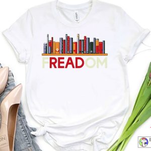 FREADOM Anti Ban Books Freedom To Read Shirt Ban Guns Not Books Read Banned Books Teacher Librarian Gift Tshirt Social Justice Bookish 2
