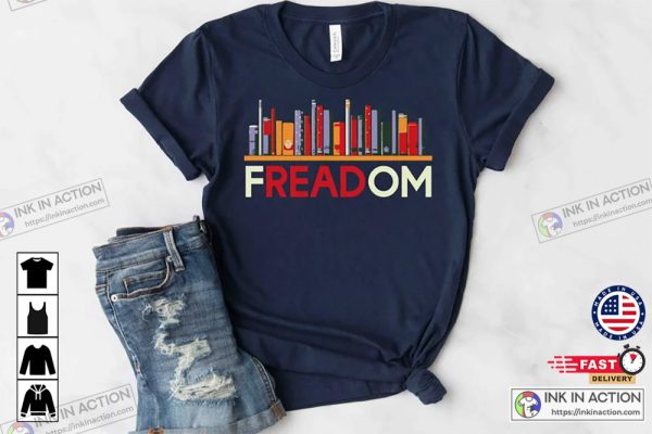 FREADOM Freedom To Read Shirt Ban Guns Not Books Read Banned Books Social Justice Bookish Shirt