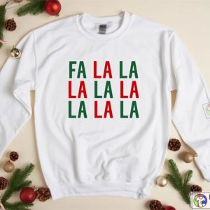 Fa La La La La Christmas Sweatshirt Red Green Holiday Sweatshirt Fun Christmas Shirt 3
