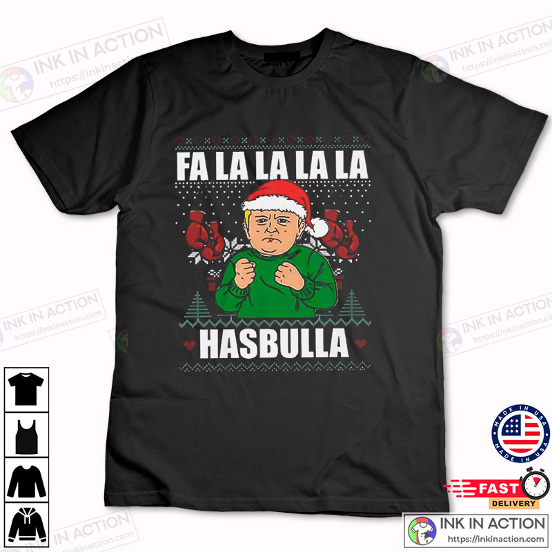 Fa La La Christmas Shirt - Ladies Baseball Tee - Red Raglan Shirt