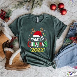 Family Christmas 2022 Matching Christmas Santa Shirts