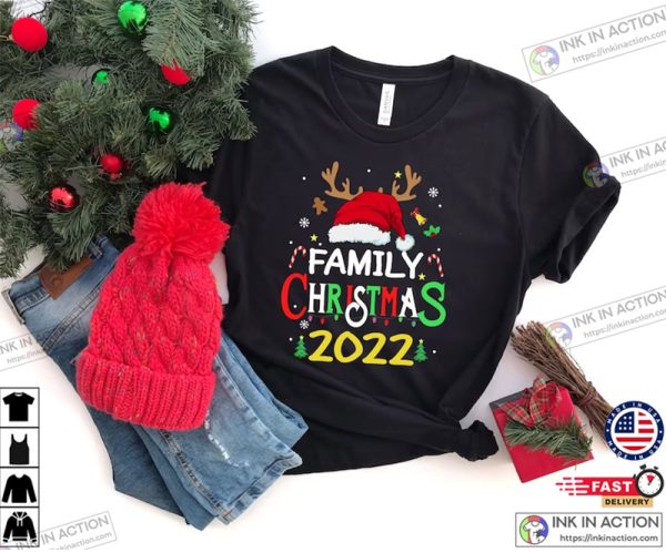 Family Christmas 2022 Matching Christmas Santa Shirts