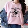 Fire & Blood University House of the Dragon Shirt Game of Thrones Dracarys GOT T-shirt