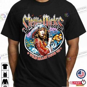 Fleetwood Mac 1983 Wild Heart Tour Hot Stevie Nicks T-shirt 5