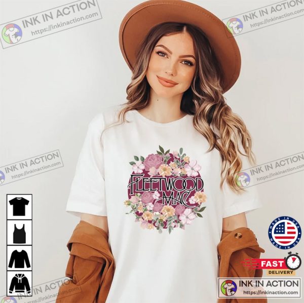 Fleetwood Mac 2022 Flower Music Lover T-shirt