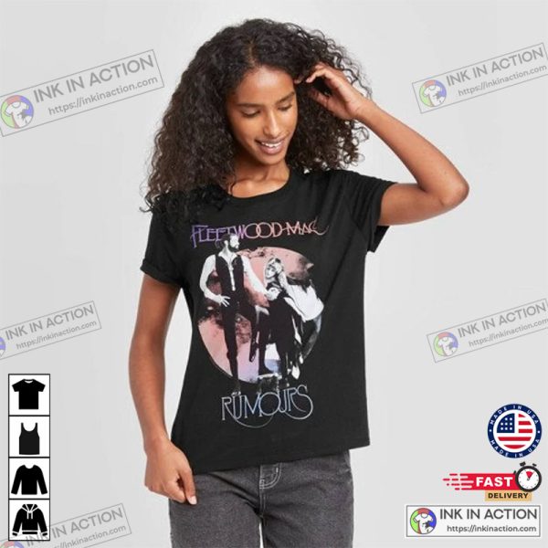 Fleetwood Mac Rumours Songs Band T-shirt