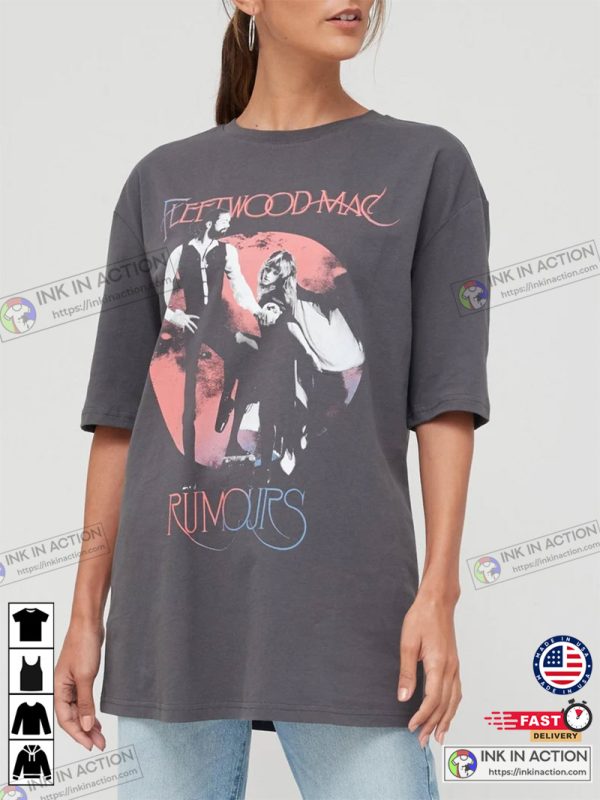 Fleetwood Mac Rumours Songs Band T-shirt