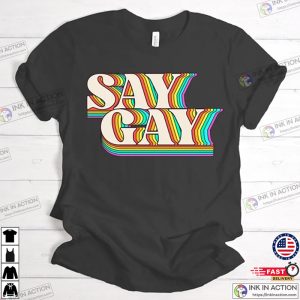 Florida Its OK To Say Gay ShirtGay Rights T ShirtHuman Rights ShirtEquality T ShirtLGBTQ ShirtsProtest Dont Say GayQueer Shirt 3
