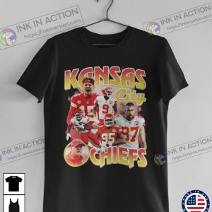 Football Kansas City Chiefs Chiefs Kingdom Bootleg 90s Retro Shirt 4