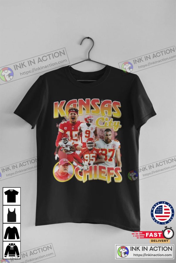 Kansas City Chiefs Kingdom Bootleg 90s Retro Shirt