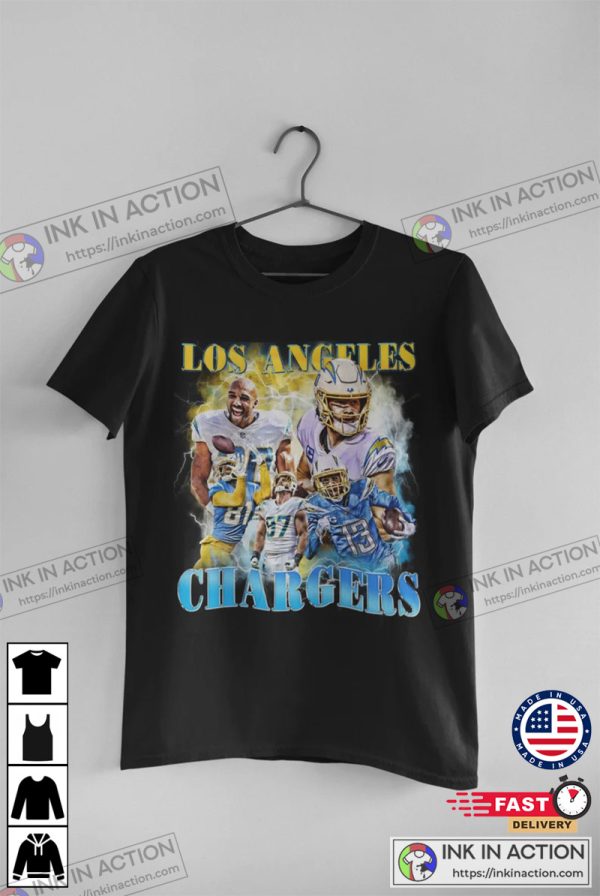 Los Angeles Chargers Bootleg 90s Retro Shirt