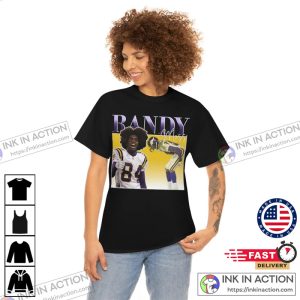 Football RANDY MOSS Classic Minnesota Vikings 90s Vintage Bootleg Design 3