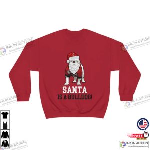 Santa Is A Bulldog Georgia UGA Dawgs Sweatshirt 1