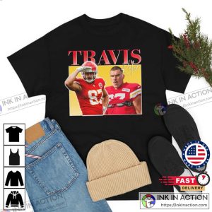 Travis Kelce Kansas City Chiefs Vintage Retro 90s Bootleg Shirt