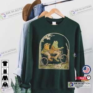 Frog and Toad Unisex Sweatshirt Vintage Classic Book Shirt