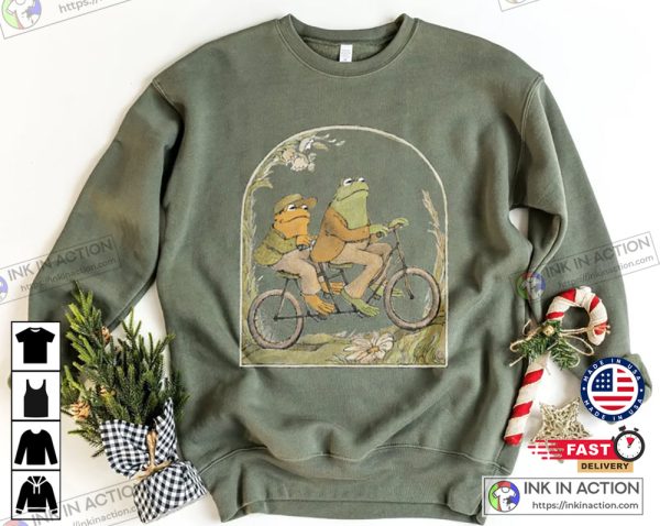 Frog and Toad Unisex Sweatshirt Vintage Classic Book Shirt