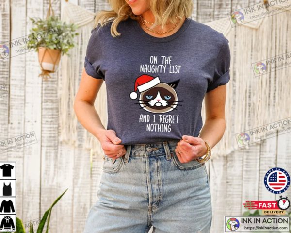 Funny Cat Shirt, Christmas Cat Shirt, Holiday Christmas Shirt