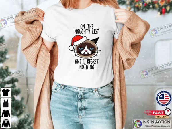 Funny Cat Shirt, Christmas Cat Shirt, Holiday Christmas Shirt