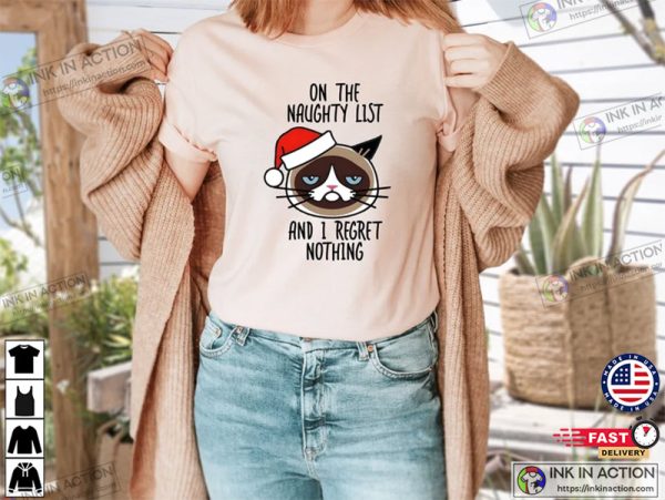 Funny Cat Shirt, Christmas Cat Shirt, Holiday Christmas Shirt