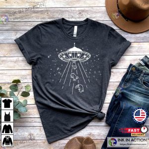 Funny UFO Cute Cat Lover Shirt