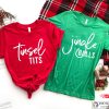 Funny Christmas Couple Matching Shirts, Bride and Groom Mr Mrs Christmas Shirts