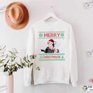 Funny Christmas Sweatshirt Elon Christmusk Shirt Musk Buying Twitter Shirt 2
