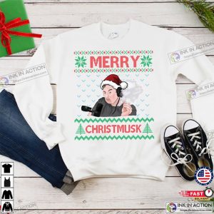 Funny Christmas Sweatshirt Elon Christmusk Shirt Musk Buying Twitter Shirt 3