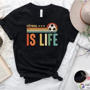 Futbol Is Life Funny Football Lover Vintage T-shirt