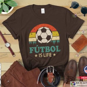 Futbol Is Life Shirt Funny Football Lover Vintage T Shirt 4